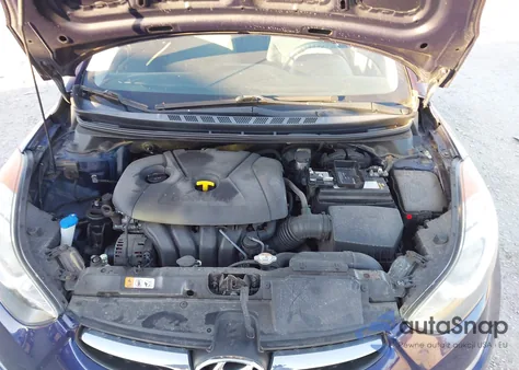 2013 Hyundai Elantra Gls из США, поврежденный, VIN 5NPDH4AE0DH399562